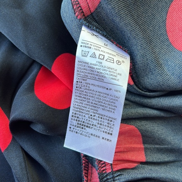 NWT Banana Republic Midi Dress with Polka Dots - Picture 6 of 7